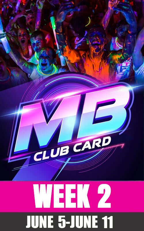 Myrtle Beach Club Card Senior Week 2 pass graphic