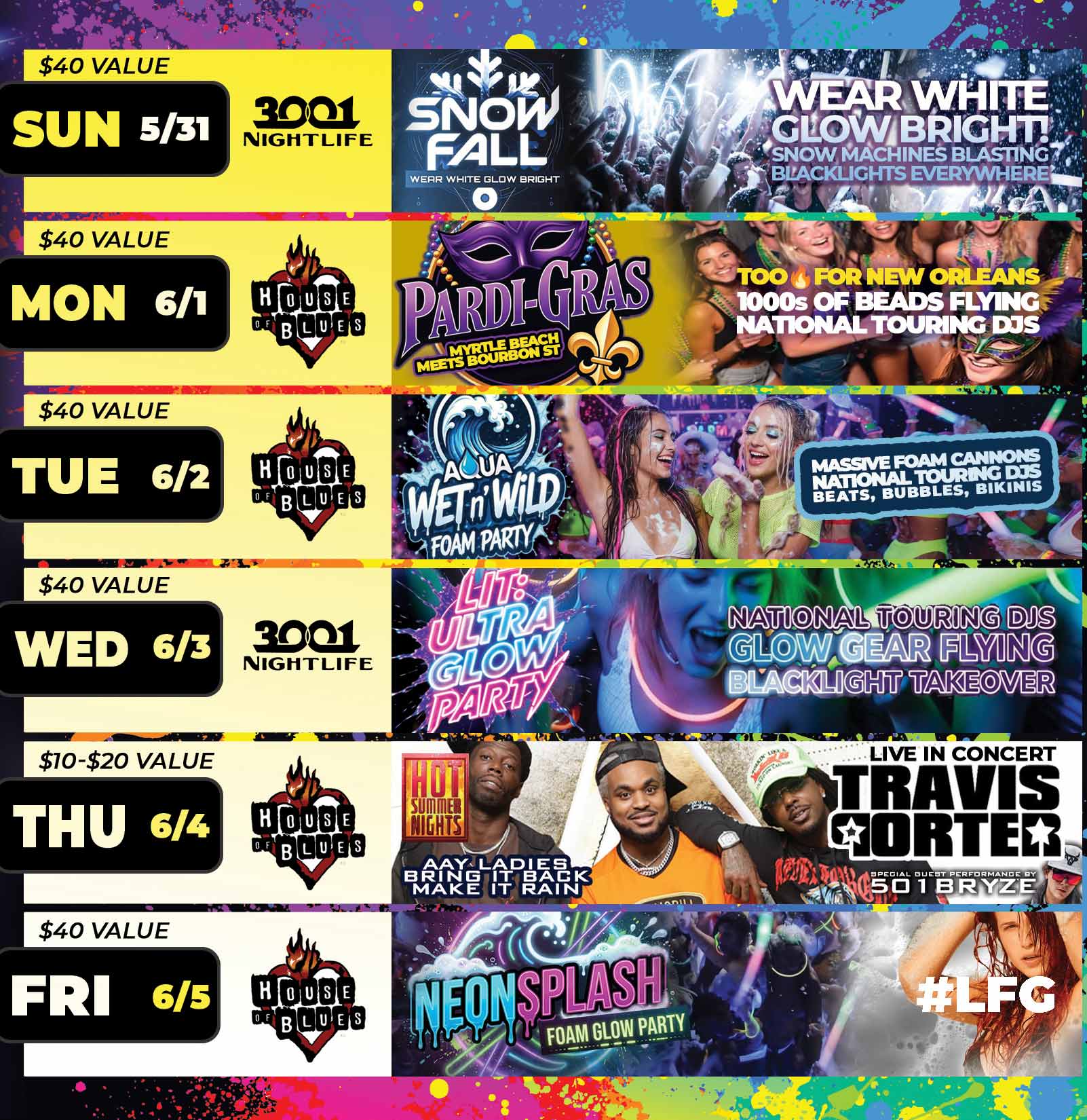 MBCC Week 1 Schedule