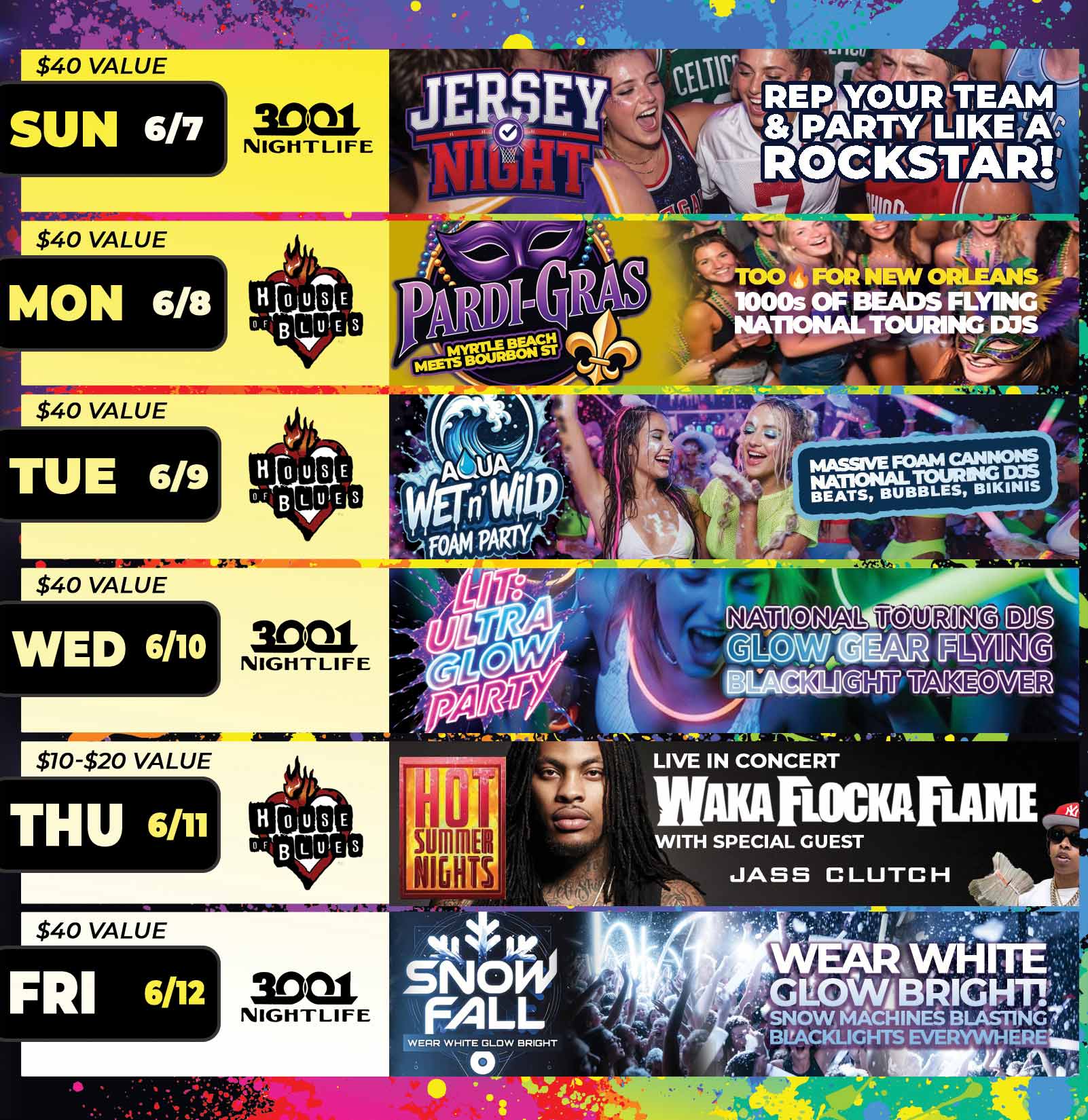 MBCC Week 2 Schedule